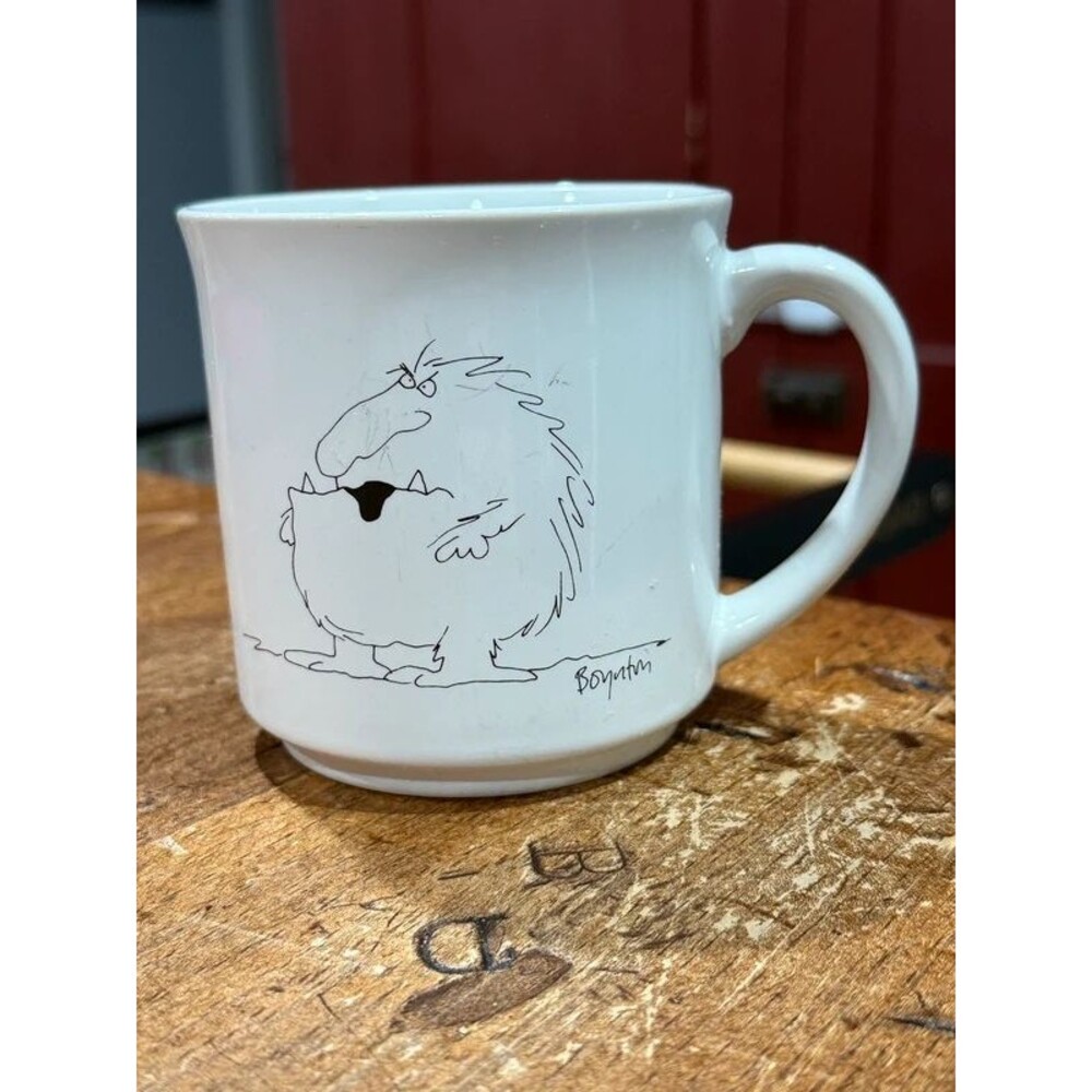 Vintage Sandra Boynton No More Mr Nice Guy Monster Mug Recycled Paper Products